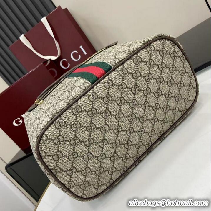 Promotional Gucci Ophidia Medium Backpack ‎836855 Beige/Dark Brown
