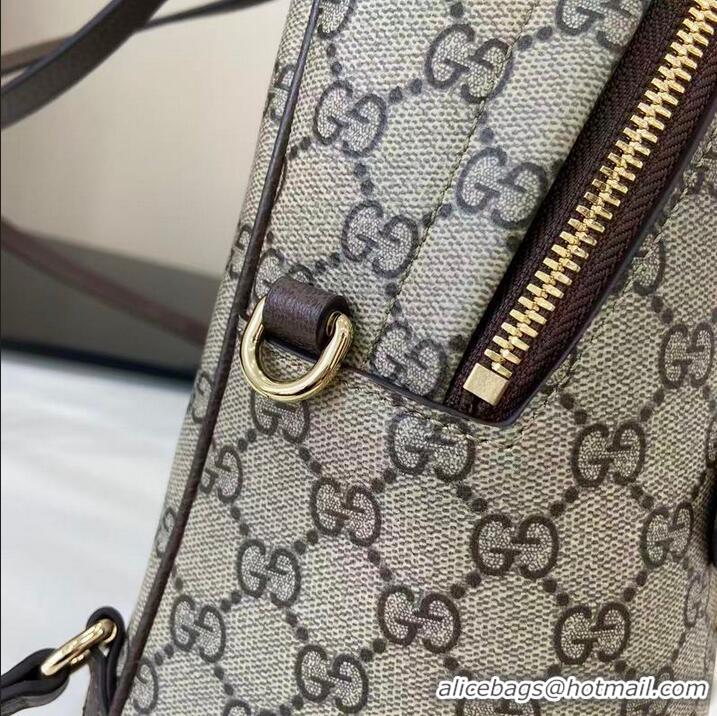 Top Grade Gucci GG Ophidia Medium Backpack ‎836856 Beige/Dark Brown