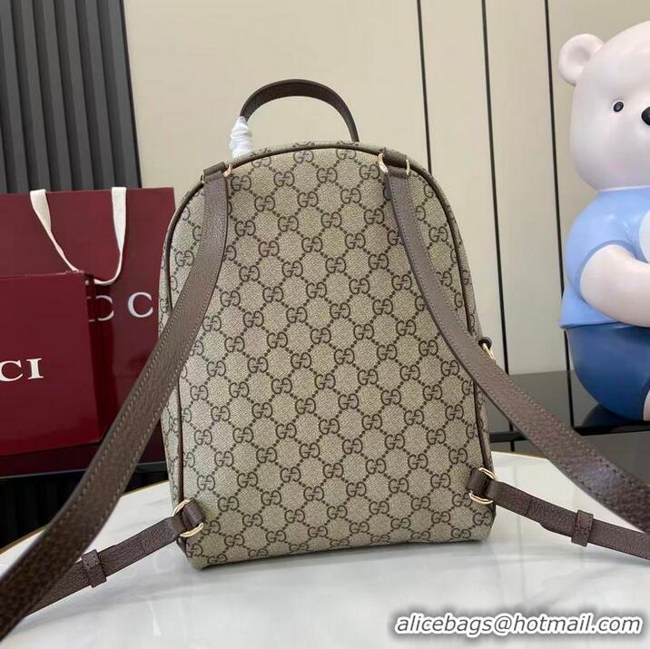 Top Grade Gucci GG Ophidia Medium Backpack ‎836856 Beige/Dark Brown