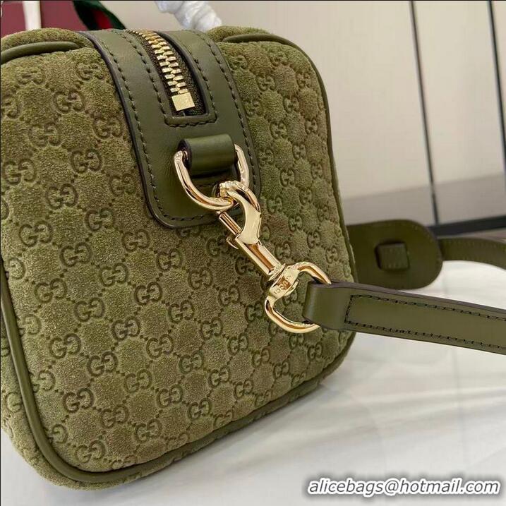 Well Crafted Gucci Mini GG Denim handbag 859975 Dark Green 2025