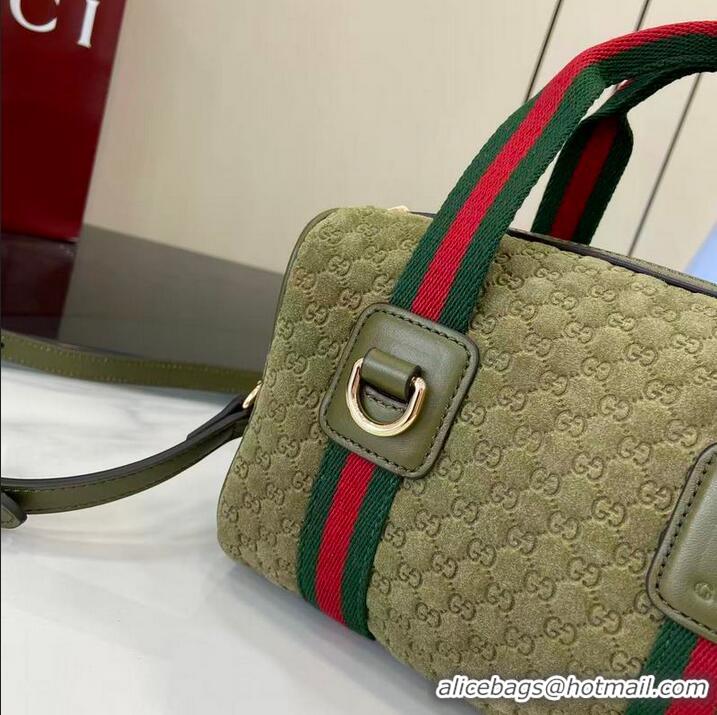 Well Crafted Gucci Mini GG Denim handbag 859975 Dark Green 2025