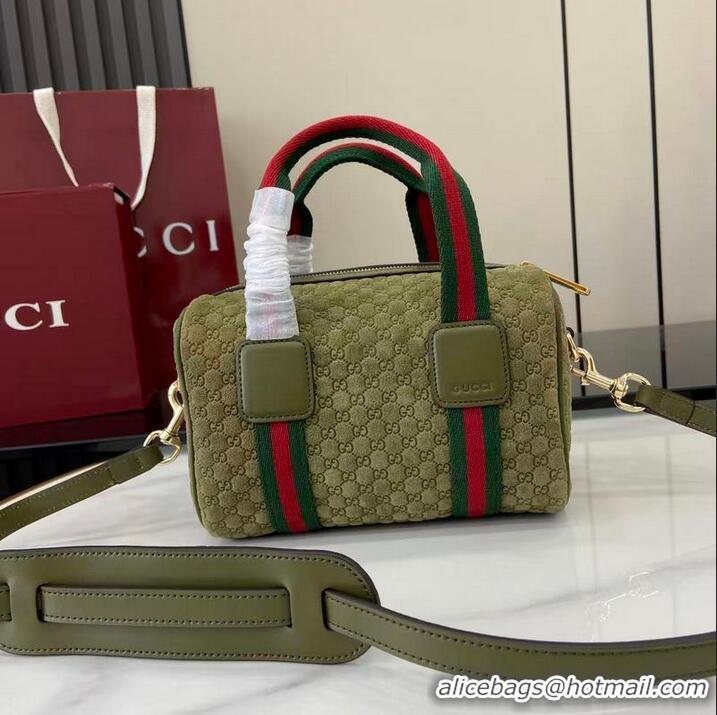 Well Crafted Gucci Mini GG Denim handbag 859975 Dark Green 2025
