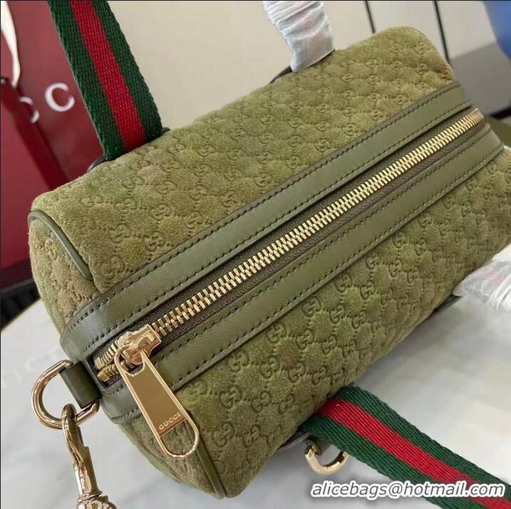 Well Crafted Gucci Mini GG Denim handbag 859975 Dark Green 2025