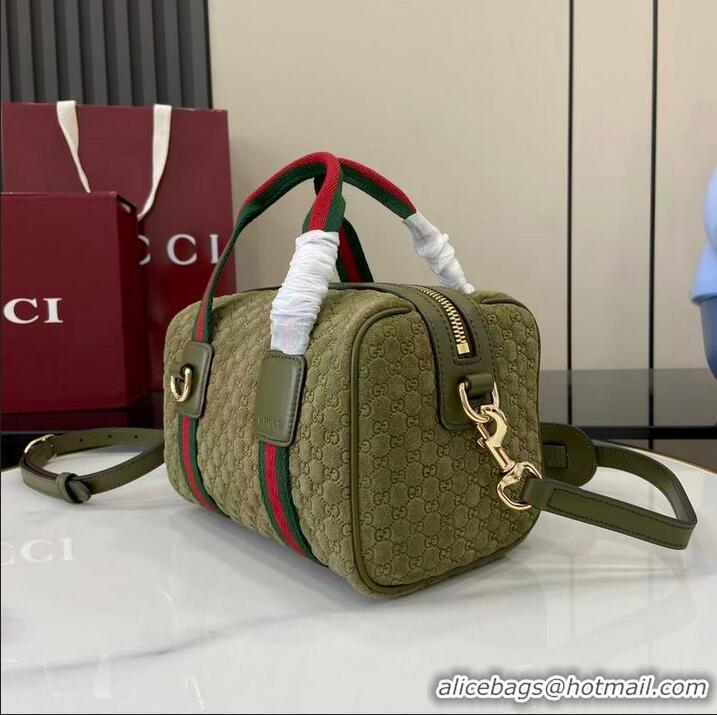 Well Crafted Gucci Mini GG Denim handbag 859975 Dark Green 2025