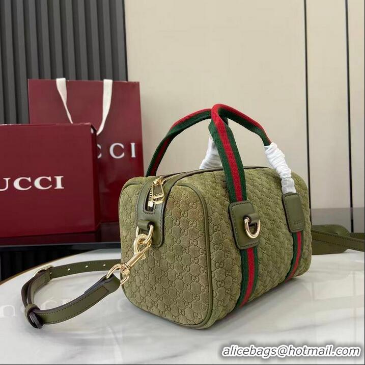 Well Crafted Gucci Mini GG Denim handbag 859975 Dark Green 2025