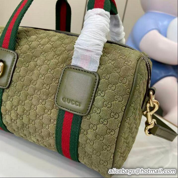 Well Crafted Gucci Mini GG Denim handbag 859975 Dark Green 2025