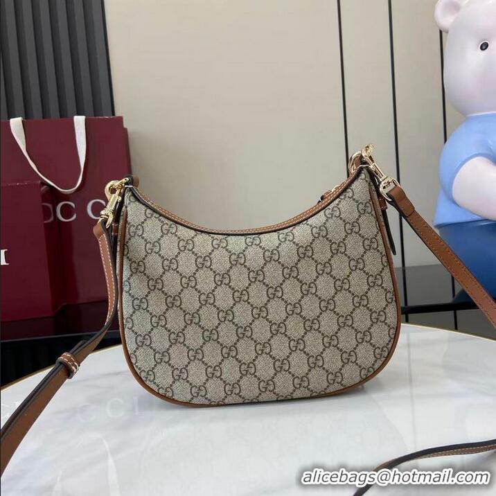 Buy Cheap Gucci GG Emblem Small Canvas Shoulder Bag 815409 Beige 2026