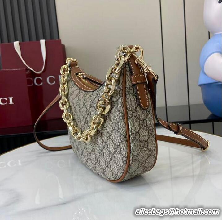 Buy Cheap Gucci GG Emblem Small Canvas Shoulder Bag 815409 Beige 2026