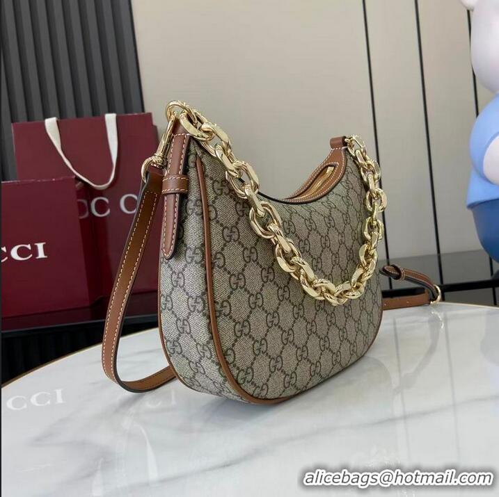Buy Cheap Gucci GG Emblem Small Canvas Shoulder Bag 815409 Beige 2026