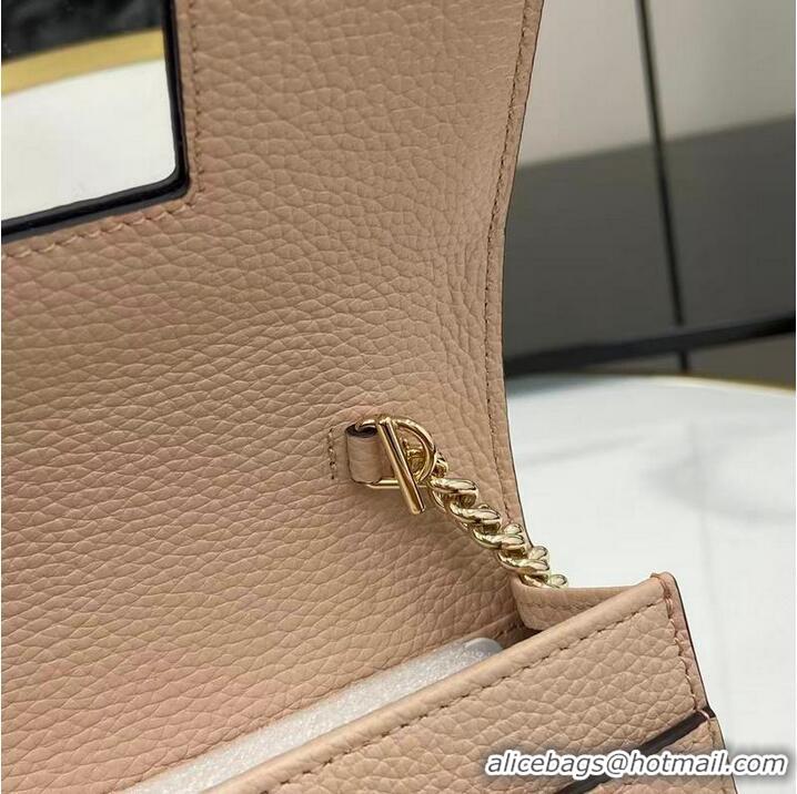 Famous Brand Gucci Bi-colour GG Marmont Wallet On Chain ‎497985 Variation Pink Leather
