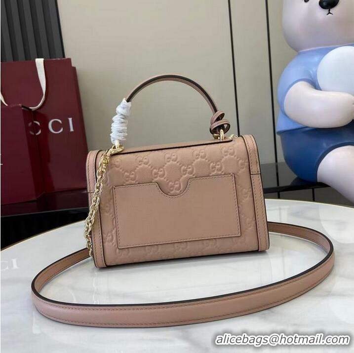 Best Price Gucci Padlock GG Leather Small Top Handle Bag 848884 Pink 2026