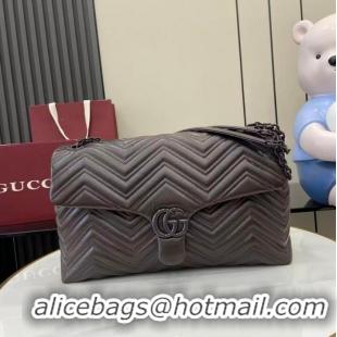 Inexpensive Gucci GG Marmont Large Leather Shoulder Bag 850659 Brown 2026