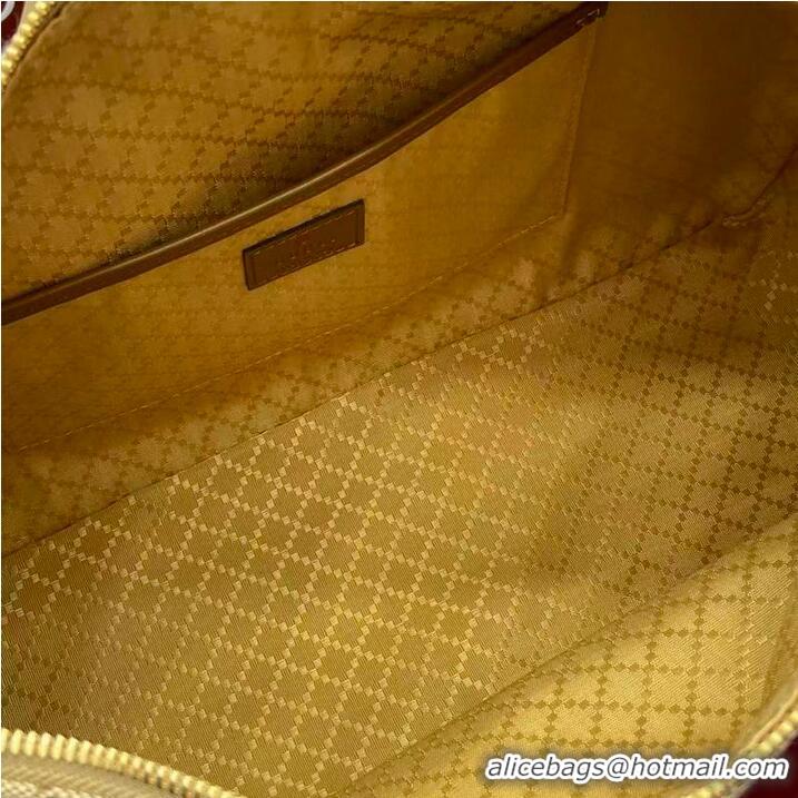 Well Crafted Gucci Half Horsebit Large Shoulder Bag In CC Canvas 862530 Apricot 2026