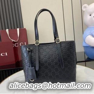 Buy Inexpensive Gucci GG Emblem Medium Tote Bag 847456 Black 2026