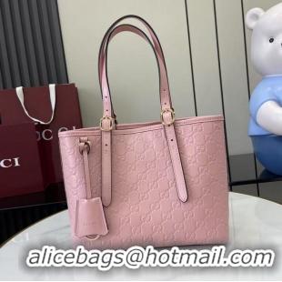 Reasonable Price Gucci GG Emblem Medium Tote Bag 847456 Pink 2026