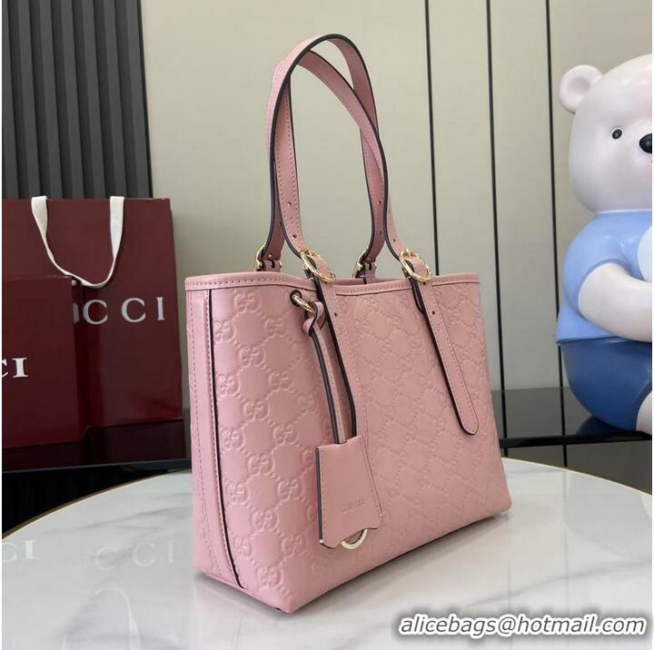 Reasonable Price Gucci GG Emblem Medium Tote Bag 847456 Pink 2026