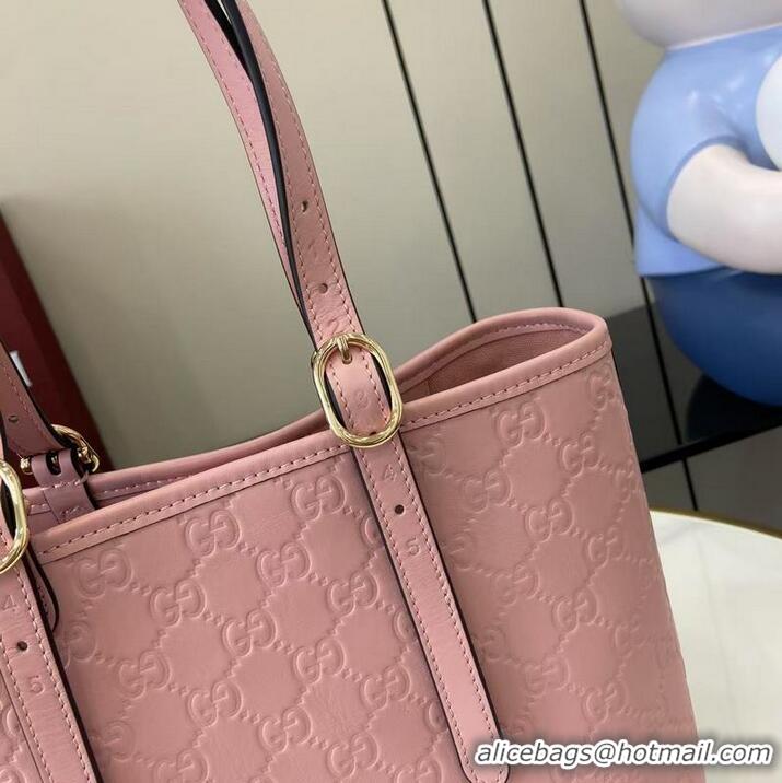 Reasonable Price Gucci GG Emblem Medium Tote Bag 847456 Pink 2026