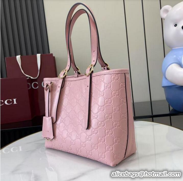 Reasonable Price Gucci GG Emblem Medium Tote Bag 847456 Pink 2026
