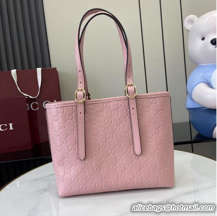 Reasonable Price Gucci GG Emblem Medium Tote Bag 847456 Pink 2026