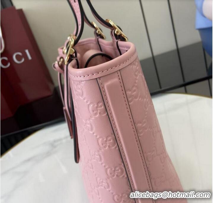Reasonable Price Gucci GG Emblem Medium Tote Bag 847456 Pink 2026