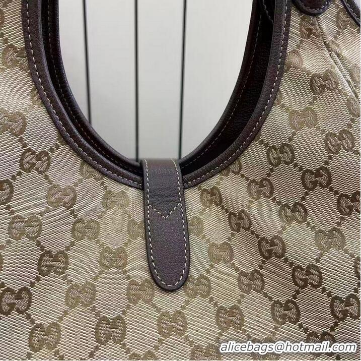 Super Quality Gucci GG Canvas Mercato Medium Tote Bag ‎866645 Beige/Dark Brown 2026