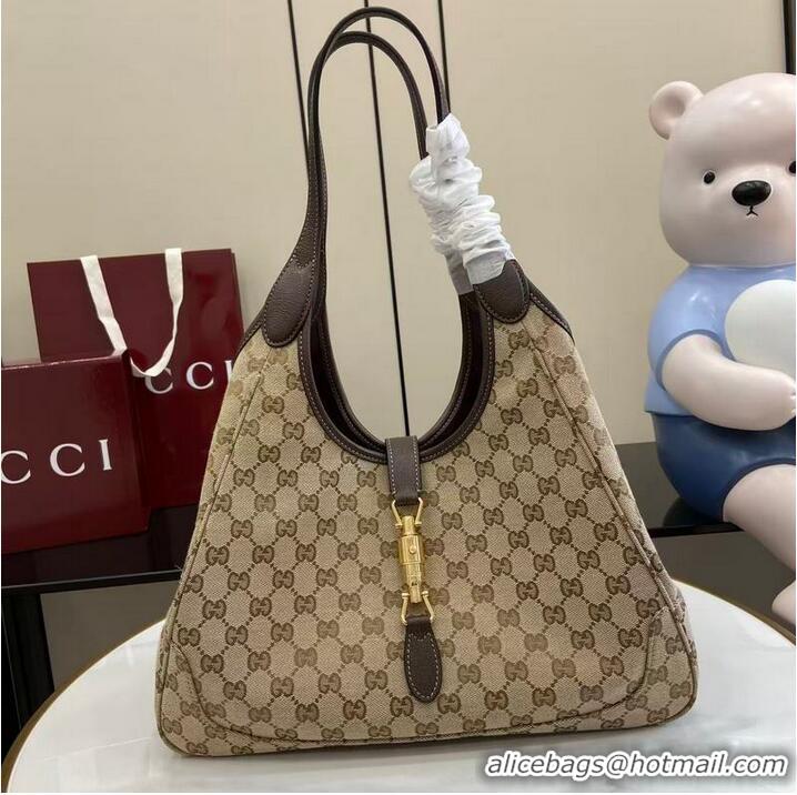 Super Quality Gucci GG Canvas Mercato Medium Tote Bag ‎866645 Beige/Dark Brown 2026