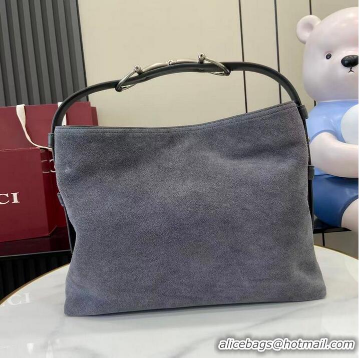 Trendy Design Gucci Beatrix Suede Medium Tote Bag 850926 Grey 2025