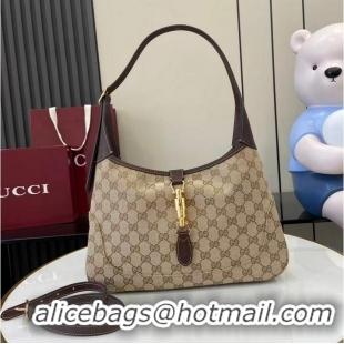 Best Product Gucci Jackie Slim Medium Shoulder Bag In GG Canvas 863137 Beige/Brown 2026