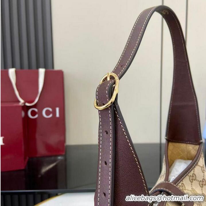 Best Product Gucci Jackie Slim Medium Shoulder Bag In GG Canvas 863137 Beige/Brown 2026