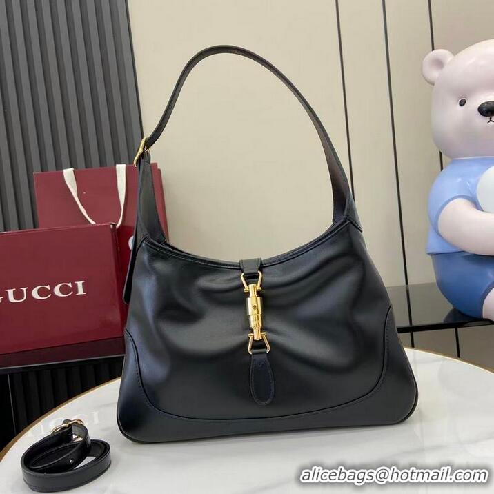 Market Sells Gucci Jackie Slim Small Shoulder Bag In Calf Leather 863137 Black 2026
