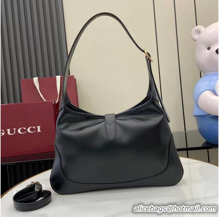 Market Sells Gucci Jackie Slim Small Shoulder Bag In Calf Leather 863137 Black 2026