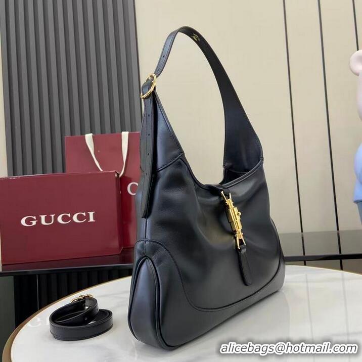 Market Sells Gucci Jackie Slim Small Shoulder Bag In Calf Leather 863137 Black 2026