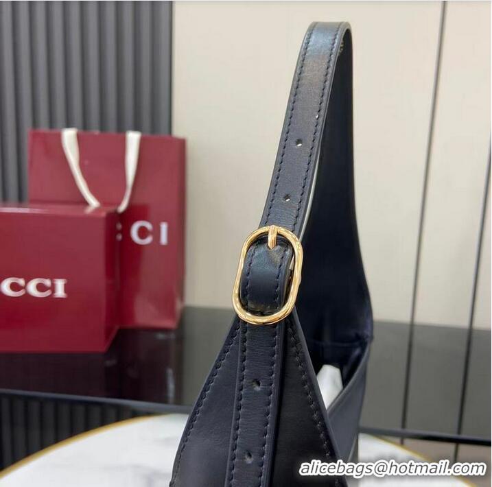 Market Sells Gucci Jackie Slim Small Shoulder Bag In Calf Leather 863137 Black 2026