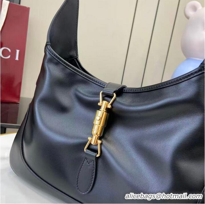 Market Sells Gucci Jackie Slim Small Shoulder Bag In Calf Leather 863137 Black 2026