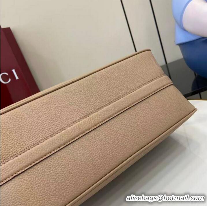 Promotional Gucci Half Horsebit Medium Shoulder Bag In Leather 860787 Light Apricot 2026