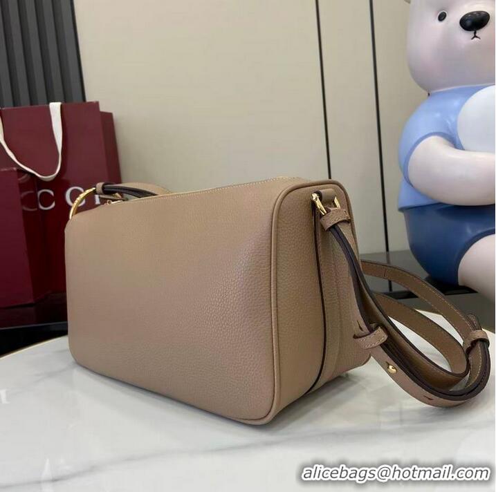 Promotional Gucci Half Horsebit Medium Shoulder Bag In Leather 860787 Light Apricot 2026