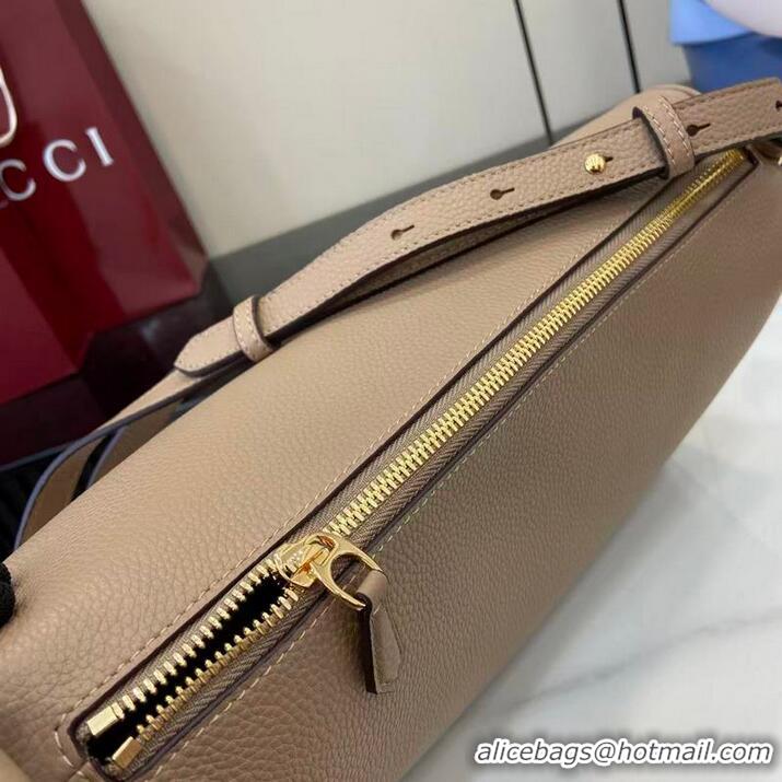 Promotional Gucci Half Horsebit Medium Shoulder Bag In Leather 860787 Light Apricot 2026