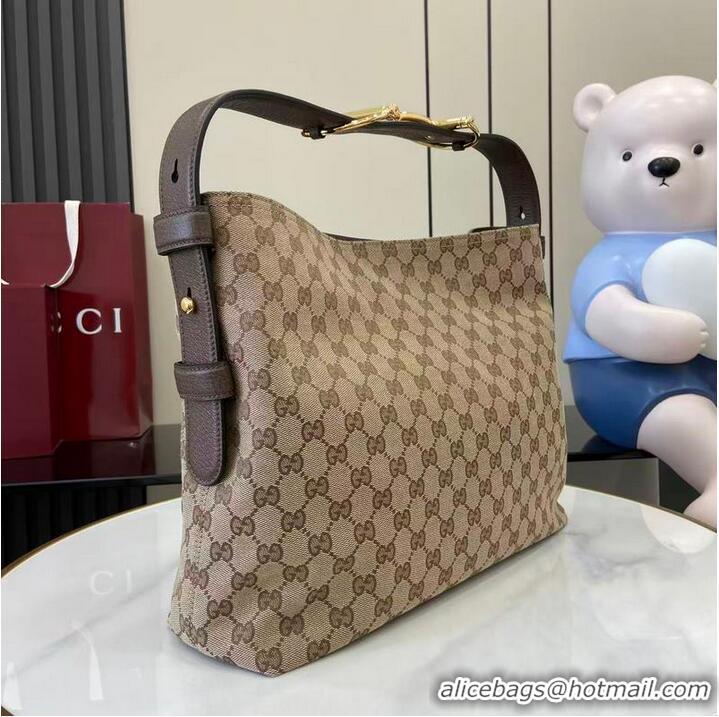 Famous Brand Gucci Beatrix GG Denim medium tote bag 850926 Beige 2026