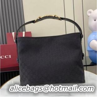 Super Quality Gucci Beatrix GG Denim medium tote bag 850926 Black 2026