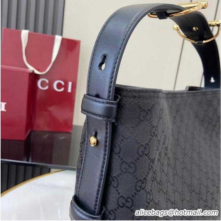 Super Quality Gucci Beatrix GG Denim medium tote bag 850926 Black 2026