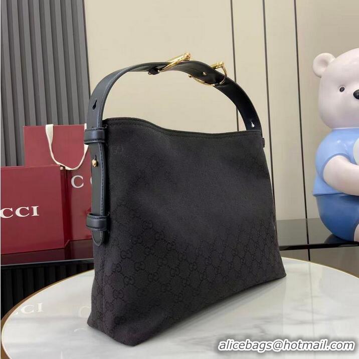 Super Quality Gucci Beatrix GG Denim medium tote bag 850926 Black 2026