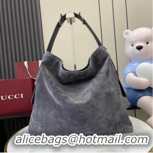 New Design Gucci Beatrix GG Denim Medium Tote Bag 850926 Dark Grey 2026