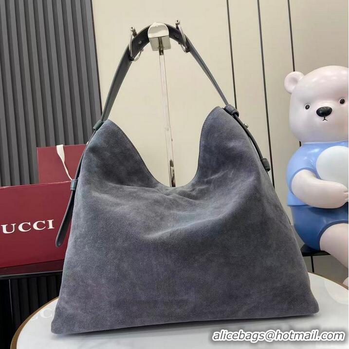 New Design Gucci Beatrix GG Denim Medium Tote Bag 850926 Dark Grey 2026