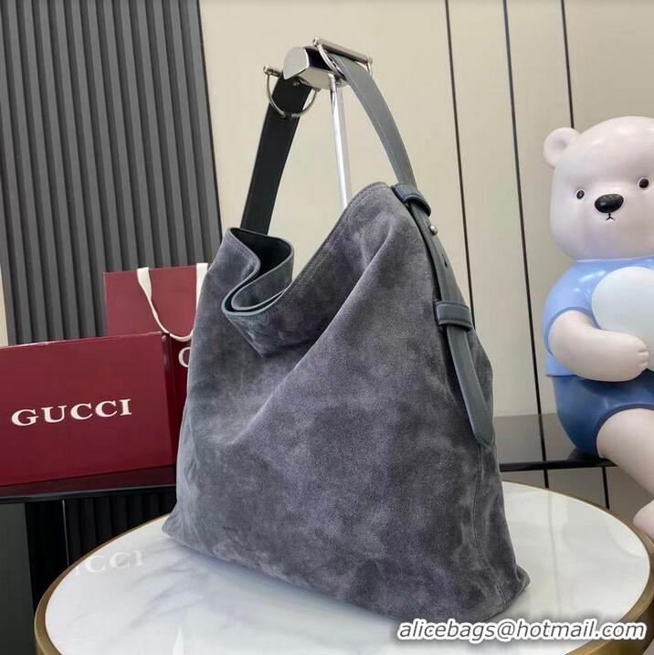 New Design Gucci Beatrix GG Denim Medium Tote Bag 850926 Dark Grey 2026
