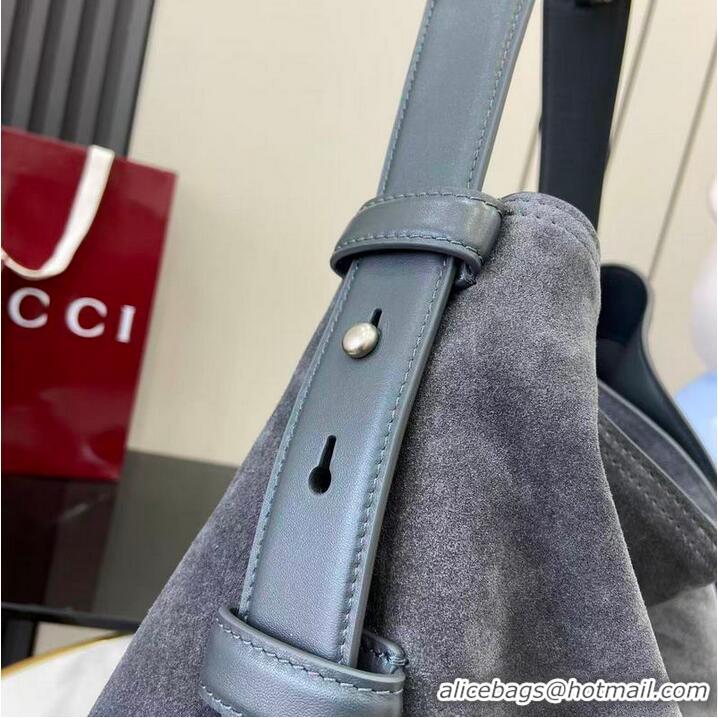 New Design Gucci Beatrix GG Denim Medium Tote Bag 850926 Dark Grey 2026