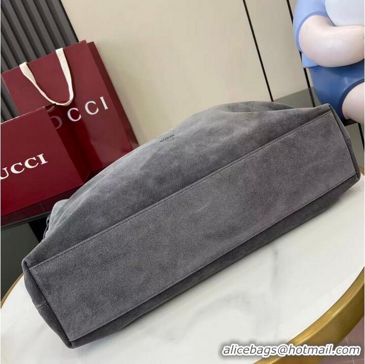 New Design Gucci Beatrix GG Denim Medium Tote Bag 850926 Dark Grey 2026