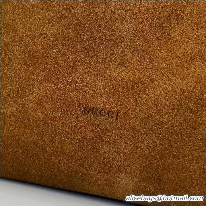 Top Grade Gucci Beatrix Suede Medium Tote Bag 850926 Grey 2026