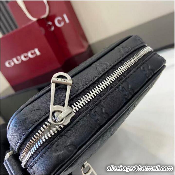 Grade Promotional Gucci GG Emblem Small Crossbody Bag ‎850238 Black 2026