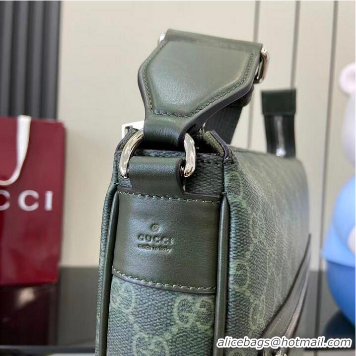 Discount Gucci GG Monogram Small Messenger Bag 792081 Forest Green 2026