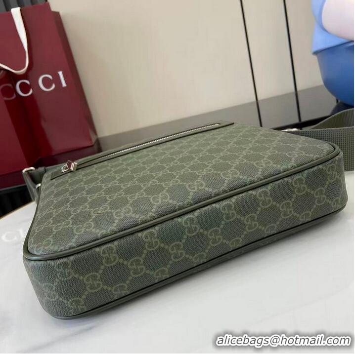 Discount Gucci GG Monogram Small Messenger Bag 792081 Forest Green 2026